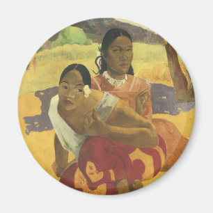 When Will You Marry? by Paul Gauguin, Vintage Art Magnet