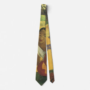 When Will You Marry? by Paul Gauguin, Vintage Art Tie
