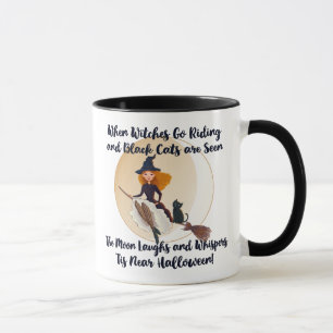 When Witches Go Riding Cheeky Witch Halloween Mug