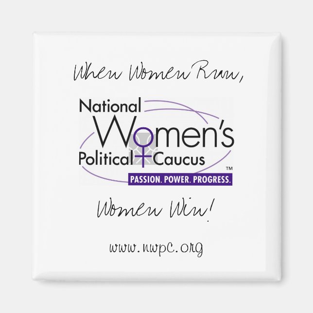 When Women Run ... Magnet (Front)