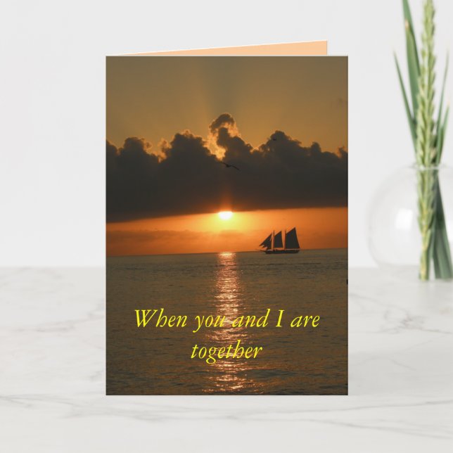 When you and I are together - CARD (Front)