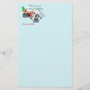 When you are on Santa’s Naughty List Stationery