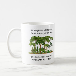 When you can't see the forest through the trees... coffee mug