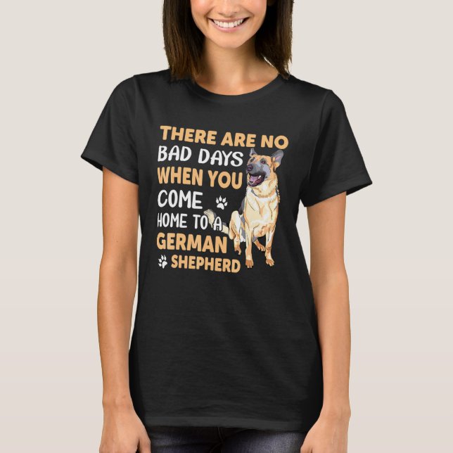 When You Come Home German Shepherd T-Shirt (Front)