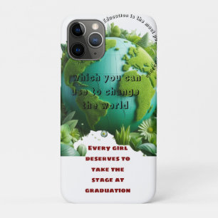 When you educate a girl, you educate a nation iPhone 11 pro case