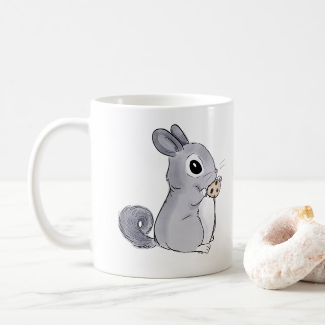 When You’re Fluffy Chinchilla Mug (With Donut)