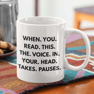When You Read This Coffee Mug