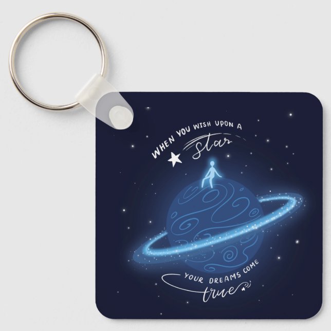 When you Wish Upon a star Key Ring (Front)