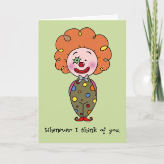 Whenever I think of you, Card