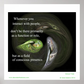 Whenever you interact with people poster