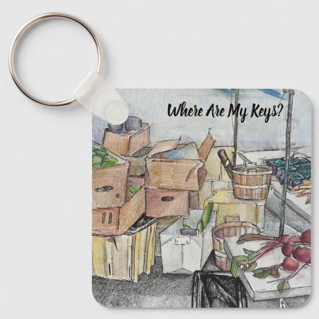 Where Are my Keys.. Got Them Keychain (Front)