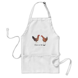 Where are the eggs?, standard apron