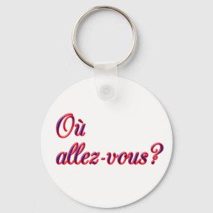 Where Are You Going? Key Ring