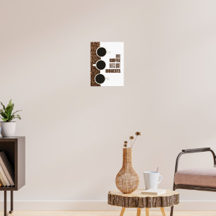 Where Coffee Meets Quiet Moments – Minimalist Cafe Poster