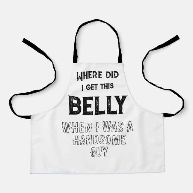 Where did I get this belly white Apron (Front)