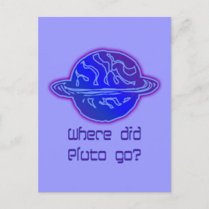 Where Did Pluto Go? Postcard