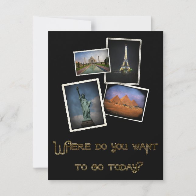 Where Do You Want to Go? (Front)