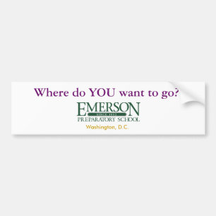 Where do YOU want to go? Bumper Sticker