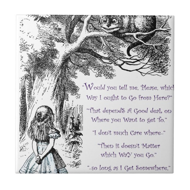 Where Do You Want To Go Tile (Front)