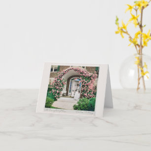 Where flowers bloom so does hope. card