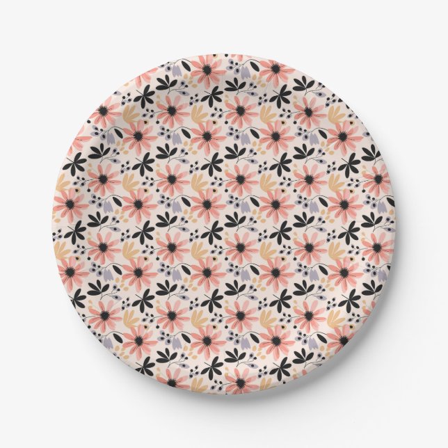 Where Flowers Bloom, So Does Hope Paper Plate (Front)