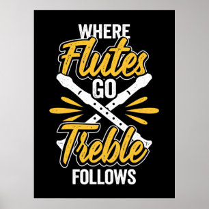 Where Flute Player Go Poster