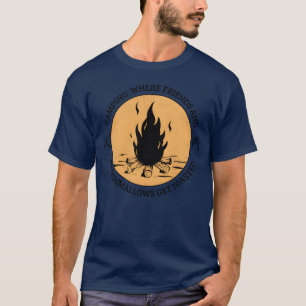 where friends and marshmallows get toasted vintage T-Shirt