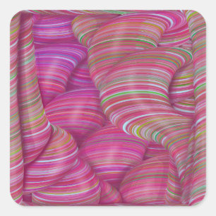 Where Gummy Worms live Square Sticker