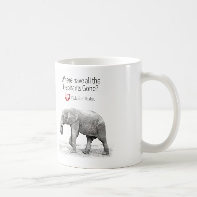 Where have all the elephants gone coffee cup (Right)