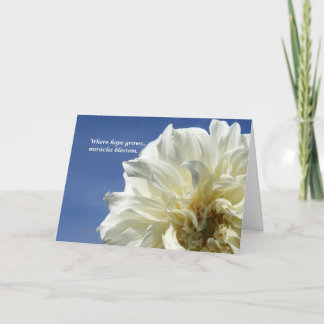 Where hope grows card