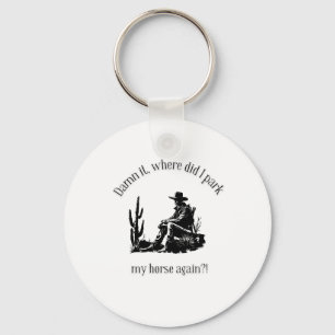 Where I park my horse? Key Ring