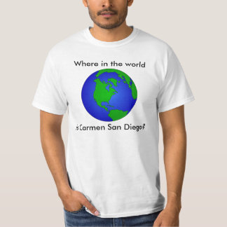 Where in the World is Carmen San Diego? Shirt
