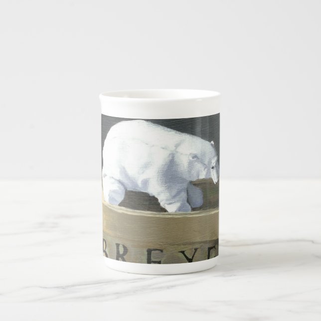 Where is a Polar Bear to Live? II Bone China Mug (Front)