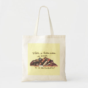 Where is human nature so weak tote bag