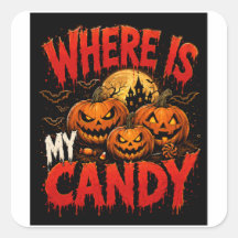 Where Is My Candy Halloween Pumpkin T-Shirt | Spoo