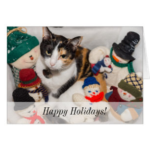 Where Is The Cat Holiday Card