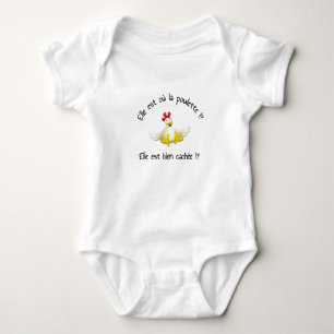 Where Is The Chick? is It Well Hidden? Baby Bodysuit