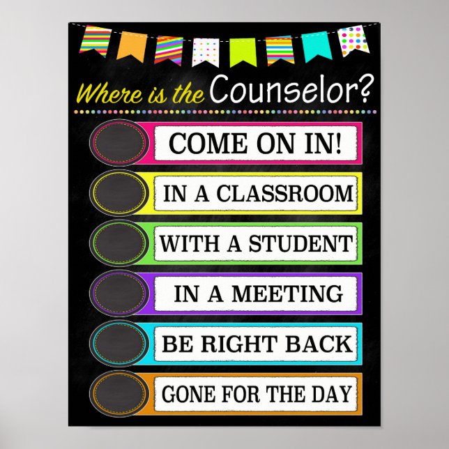 Where is the Counselor Door Sign (Front)