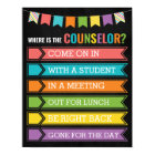 Where is the Counselor Office Door Sign