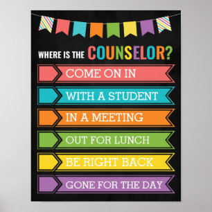 Where is the Counselor Office Door Sign