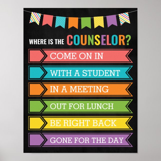 Where is the Counselor Office Door Sign (Front)