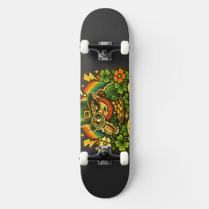 Where Is The Pot Funny Lucky St Patrick’s Day Skateboard