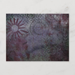 Where is Your Focus? Typography Rustic Abstract 2 Postcard
