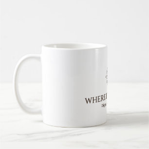 Where It All Began Compass Coffee Mug Romantic Cou