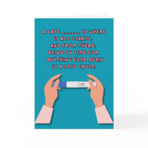 Where It All Start - Funny Card For New Moms