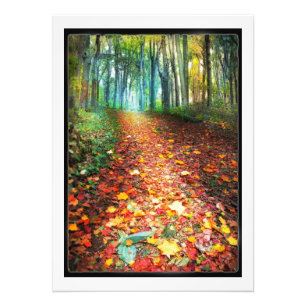 Where leaves gather, Fall decor, Michigan, autumn Photo Print