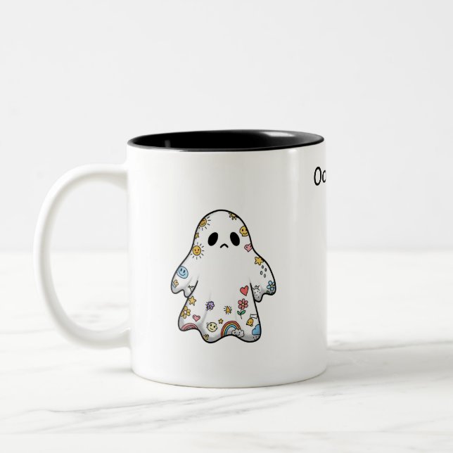 Where Lines Come Alive Two-Tone Coffee Mug (Left)