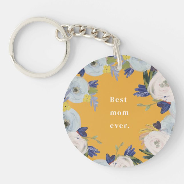 Where Love Grows Mother's Day Key Ring (Front)