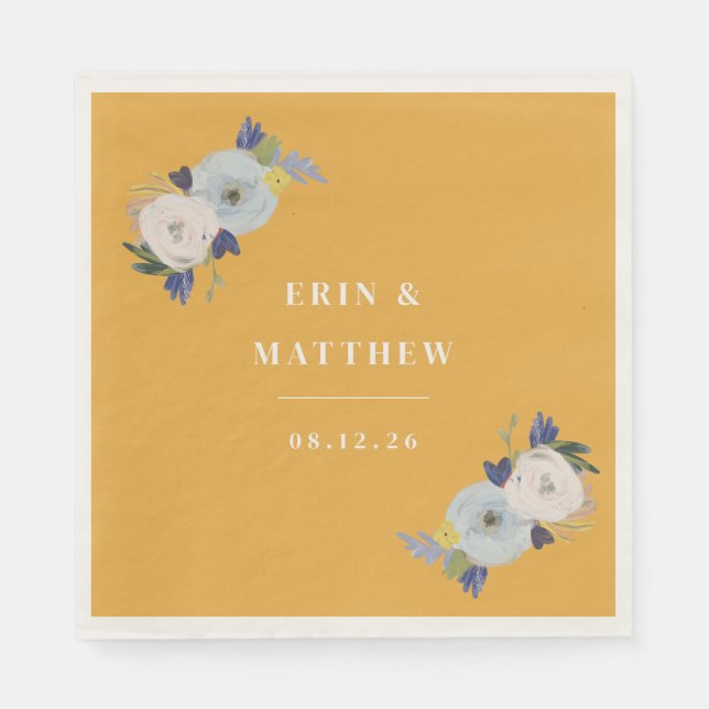 Where Love Grows Wedding Napkin (Front)