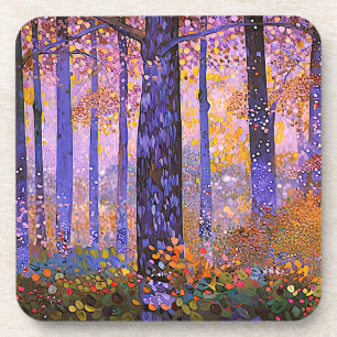 Where Magic Hides - Wide Woodland Landscape Coaster